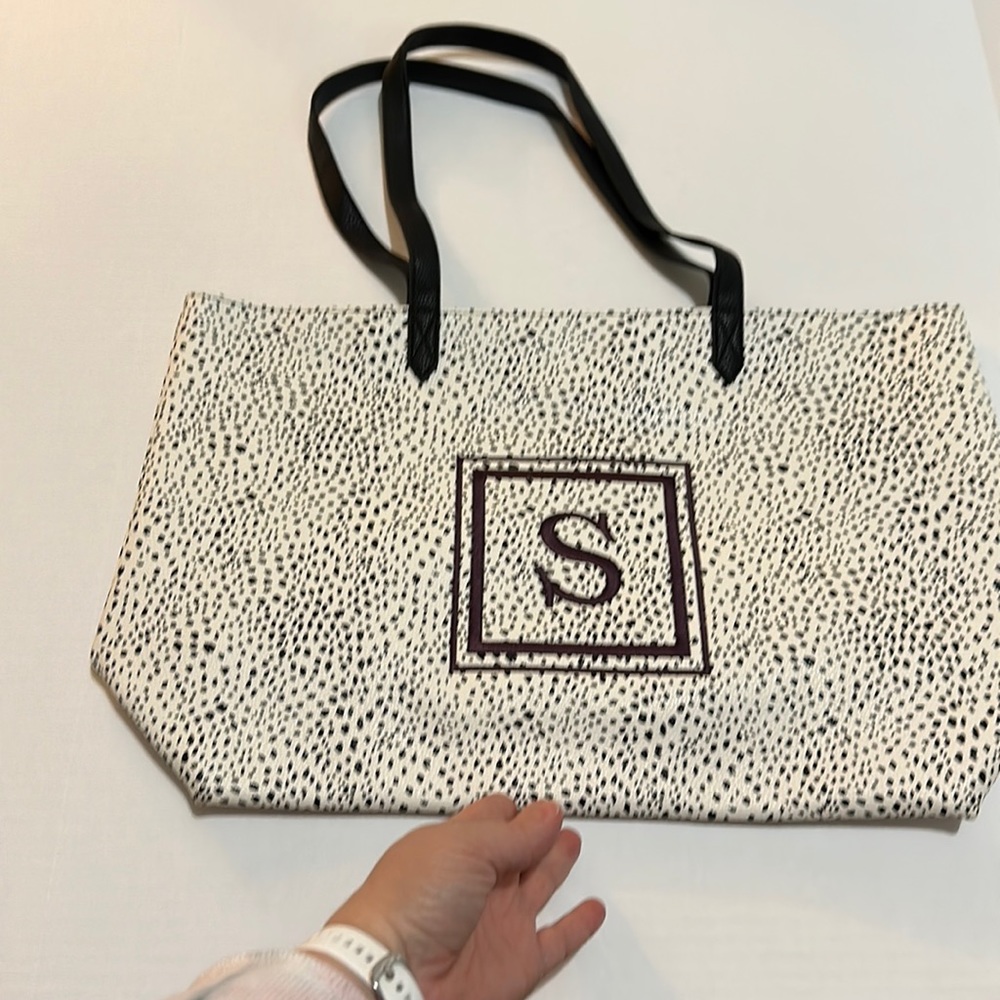 Thirty One Cindy tote Luxe Leopard Weave New!
